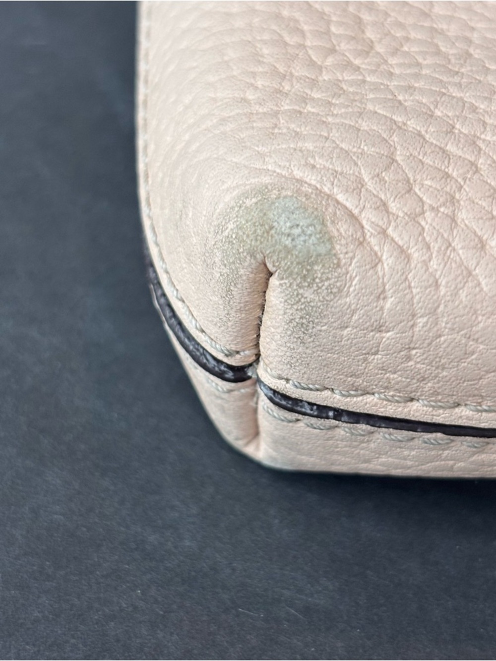 Kate Spade Polly Small Swing Pack Neutral Pink Pebbled Leather Crossbody Bag. - Picture 16 of 16